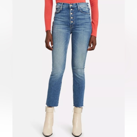 Mother The Insider Ankle Fray - Picture 1 of 11